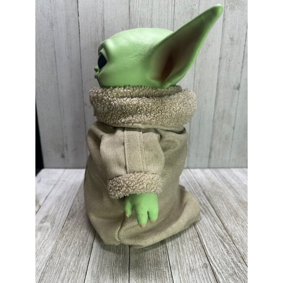 Star Wars Mandalorian The Child Grogu Baby Yoda Plush Stuffed Toy 11" Tall - Picture 6 of 15